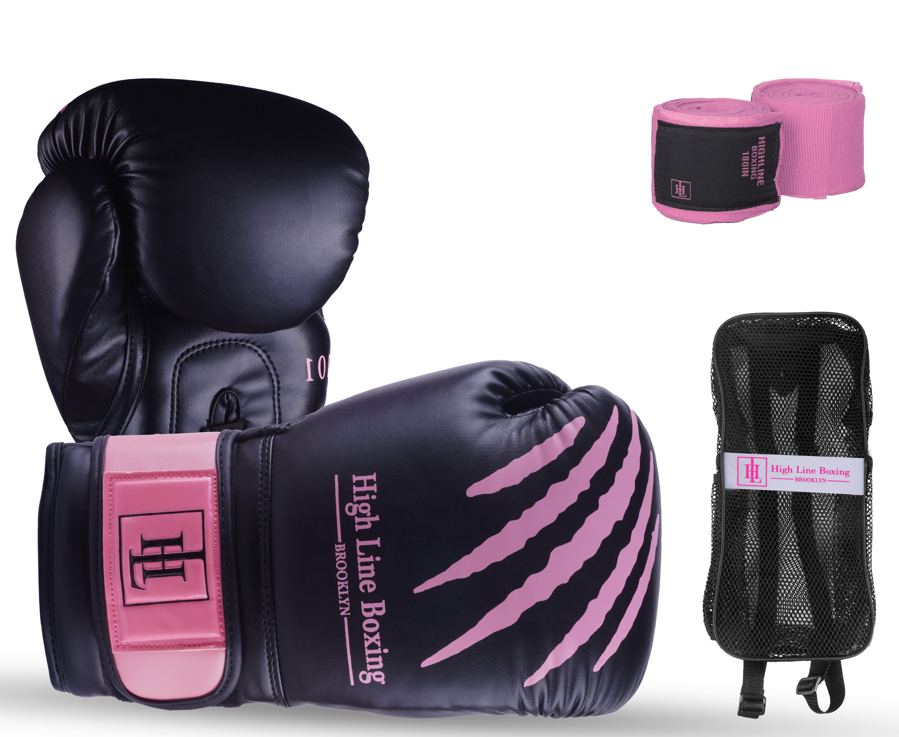 Kids Gloves Essential Series Black & Pink