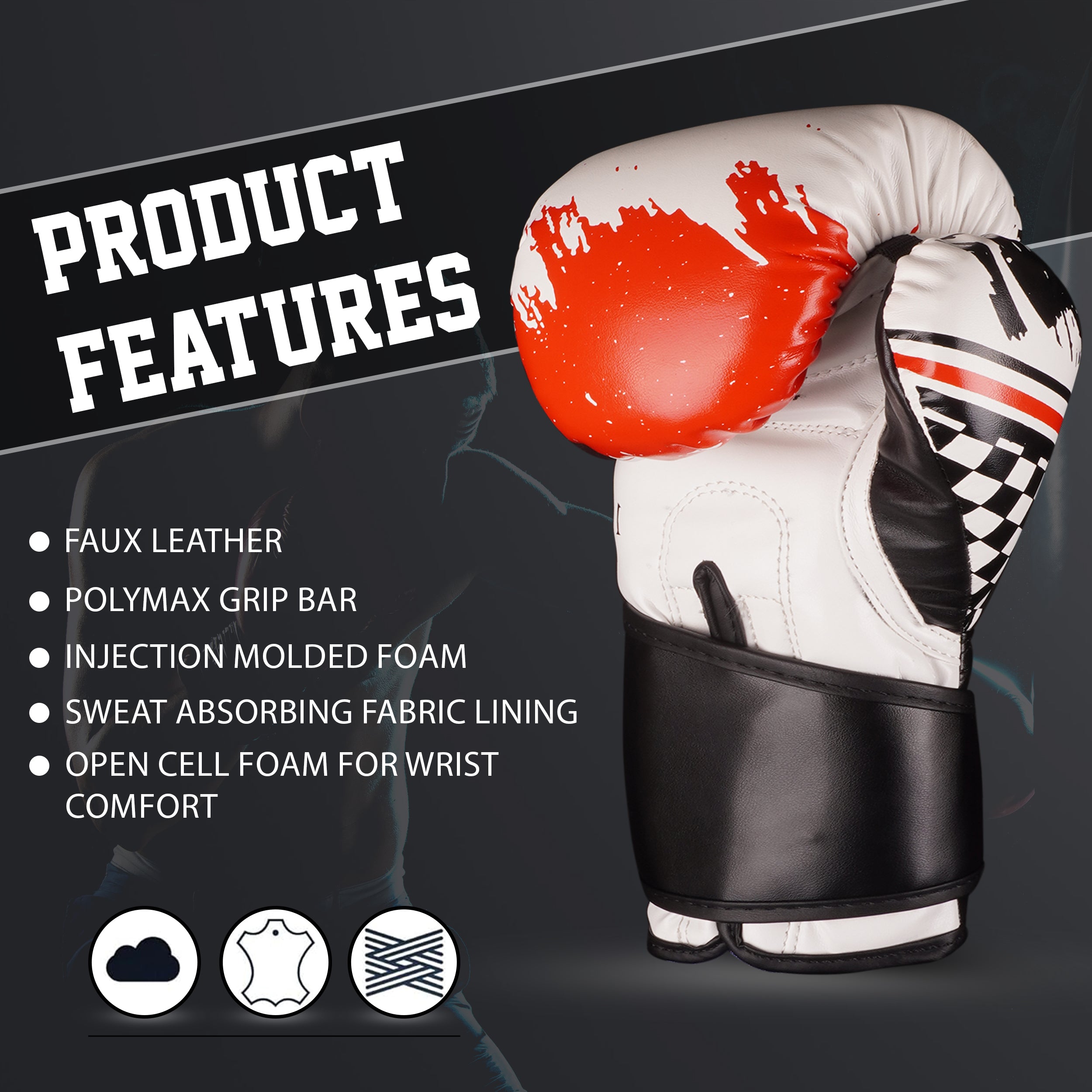 Kids Gloves Essential Series Race Track Red
