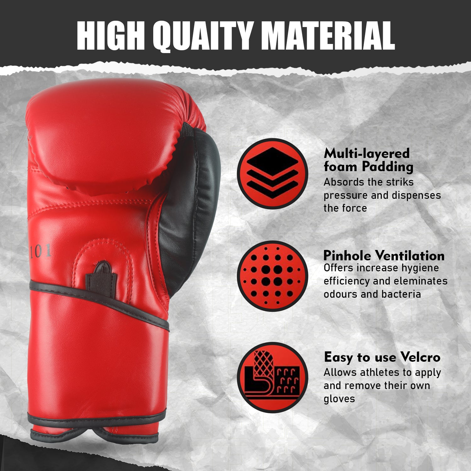 Adult Gloves Essential Series Red
